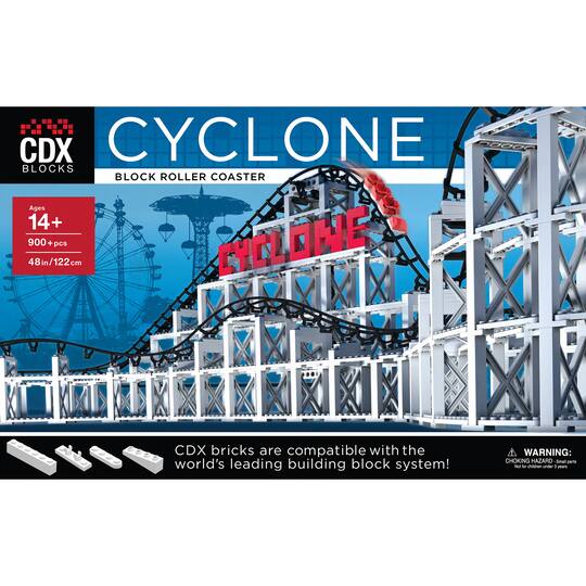 CDX Blocks Cyclone Roller Coaster Building Brick Set